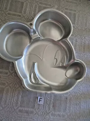 Mickey Mouse Face Cake Pan Mold Disney Wilton Aluminum Cake Pan 2105-7070 • $5