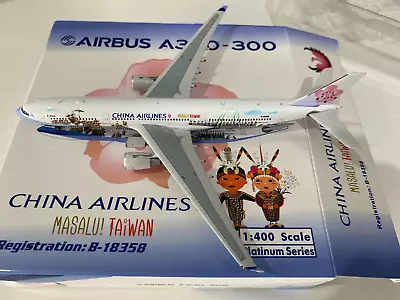 1:400 Phoenix China Airlines Airbus A330 Masalu Taiwan Livery B-18358 • $70