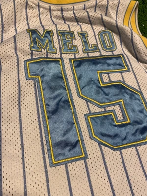 $0.99 • Buy VTG Nike Air Jordan Jumpman MELO Jersey 15 Denver Nuggets Carmelo Anthony Kids L