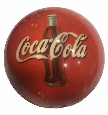 Viz-a-Ball Brunswick Red Coca-Cola Cola Soda Bottle Bowling Ball Drilled 12 Lbs • $70