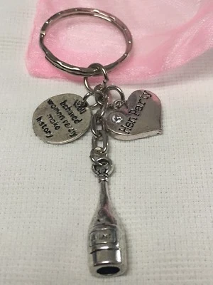 £1.99 • Buy Hen Party Thank You Gift Keyring Bag Charm + Famous Quote + Free Organza Bag,