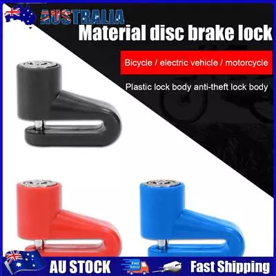 AU Electric Scooter Disc Brake Lock Keyless With Lock Frame Accessories For M365 • $8.83