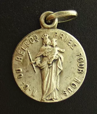 Vintage Mary Our Lady Of Relec Sacred Heart Of Jesus Medal Religious Catholic • $7.19
