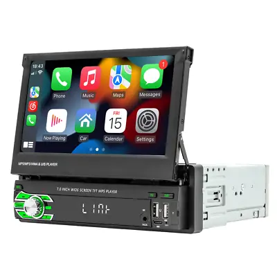 Car Stereo 1DIN Bluetooth Radio MP5 Player Head Unit Bluetooth FM AUX TF Card • $110.60