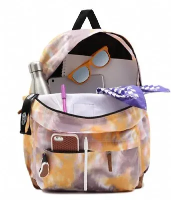 VANS Off The Wall Realm Plus Backpack With Laptop Sleeve Tie Dye • $38.70