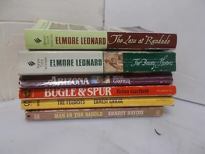 Lot Of 6 Western Paperbacks~ Vintage Copies  Mixed Authors~ Free S&H ~ Lot # 8 • $15.60