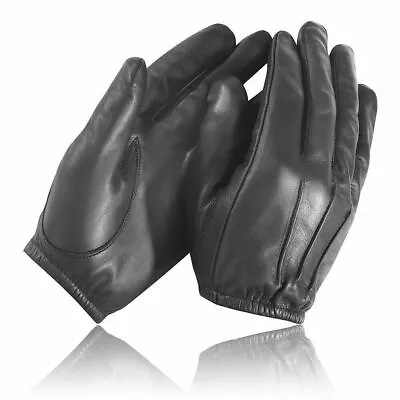 Made With Kevlar Police Anti Slash Fire Resistant Leather Gloves Security SIA • £10.49