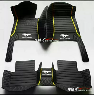 For Ford Mustang 1994-2024 Car Floor Mats Custom Front & Rear Carpets Liners • $48.50