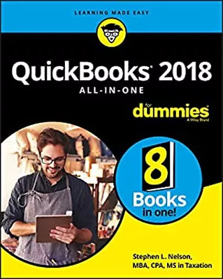 QuickBooks 2018 All-In-One For Dummies Paperback Stephen L. Nelso • £4.73