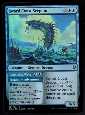 Sword Coast Serpent 099/361 Common Foil Baldur's Gate Magic The Gathering NM • $1.99