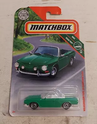 Matchbox VOLKSWAGEN TYPE 34 KARMANN GHIA (green) • $3