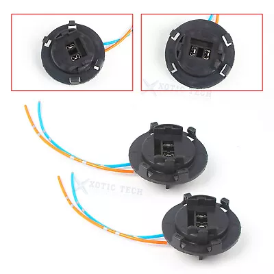 2X H7 Halogen Daytime Light Wire Socket Connector Male For Kia Forte5 2017-2018 • $11.94