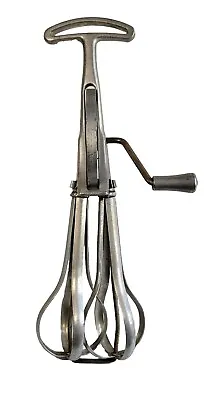 Vintage Manual Hand Mixer Egg Beater ULLMAN Aluminum Beauty   10.5  DISPLAY ONLY • $14.99