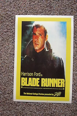 Blade Runner Lobby Card Movie Poster #3 Harrison Ford Yellow • $6