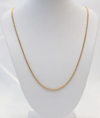 Milor 14k Yellow Gold Round Wheat Chain 30 Inches - 8.1g • $525