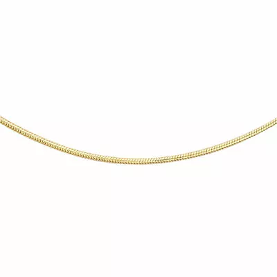 9ct Yellow Gold Mini Round Snake Chain 41CM/16  • £99.99