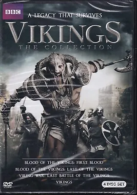 Vikings: The Collection [4 Discs] [DVD] -[J2] • $13