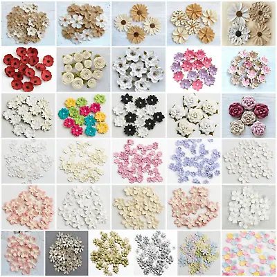 Handcrafted Floral Decorations - Handmade Card Making Embellishment Crafts • £4.76