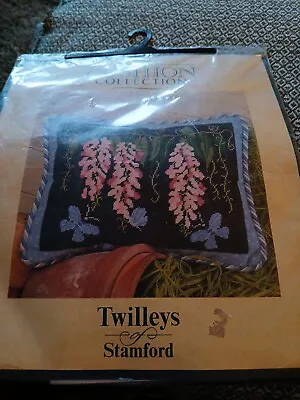 Twilleys Of Stamford Tapestry Cushion Collection Flowers And Butterfly • £14.99