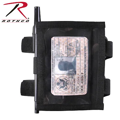 Black Gear ID Holder Armband  1259 • $13.99