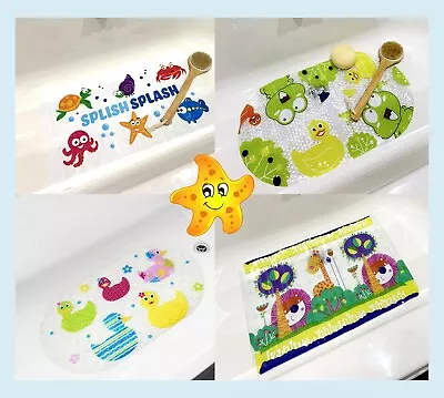 Baby Bath Mat Large Bath Mat Non Slip Duck Bath Tub Mats Shower Mat Kids Mermaid • £4.77