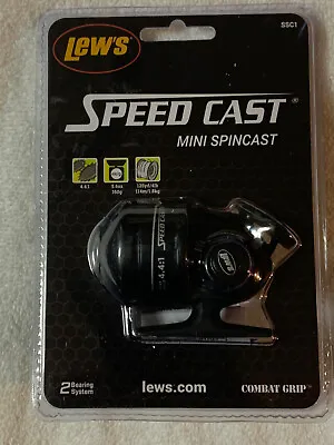 Lew's Speed Cast Ssc1 Mini Spincast 4.4:1 Gear Ratio Spincast Nip • $18.95