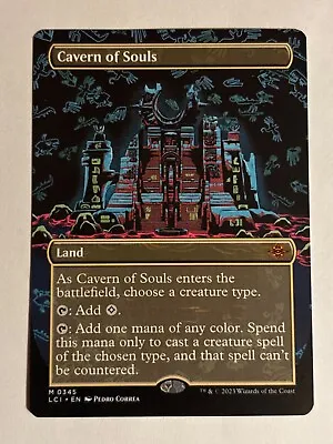 Cavern Of Souls (0345)(Borderless) Lost Caverns Of Ixalan - MTG NM • $34.99