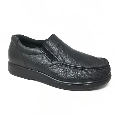 SAS Navigator Loafers Shoes Mens Size 12.5 2E Black Leather Casual Slip On • $59.97