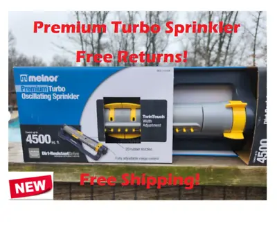 Melnor Premium Turbo Oscillating Water Lawn Sprinkler Adjustable 4500 Sq. Ft. • $24.95