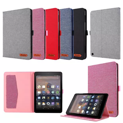 For Amazon Kindle Fire7 12th HD8 10th HD10 11th Plus Leather Stand Case Cover • $12.99