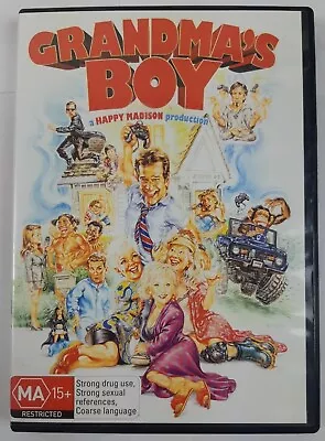 $10 • Buy Grandma's Boy - Funny Classic Comedy - Region 4, PAL Adam Sandler Production 