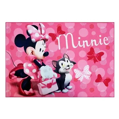 Minnie Mouse Pink 5 Ft. X 7 Ft. Juvenile Area Rug | Digital Mostly Large Room • $43.71