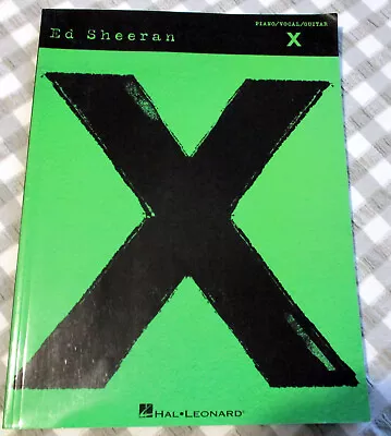 Ed Sheeran X: Piano Vocal Guitar Sheet Music-Book--Sony/ATV Music-Hal Leonard DS • $20