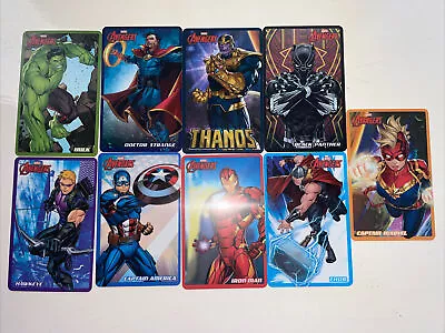 Marvel Avengers Arcade Cards | Full Set WITH THANOS | Bandai Namco Coin Pusher • £20