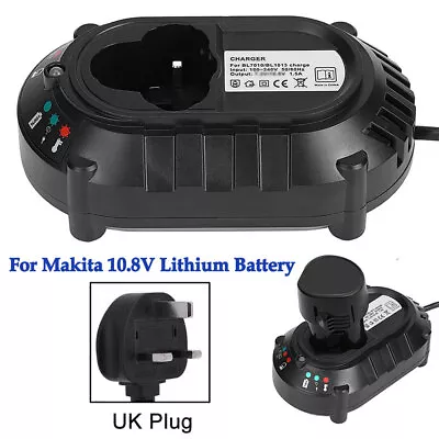 DC10WA 10.8V Fast Battery Charger Li-ion Battery Fit For Makita BL1013 Battery • £12.93