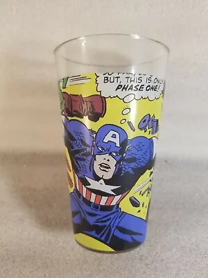 $10 • Buy CAPTAIN AMERICA Toon Tumblers Glass ~ Avengers / Marvel Comics