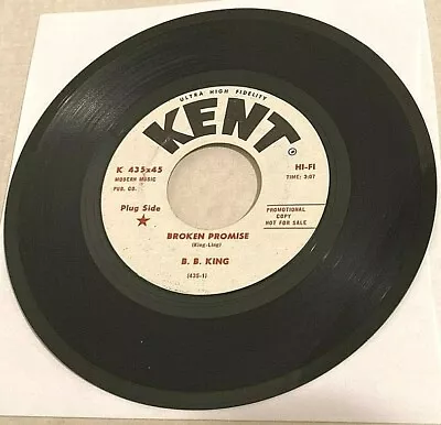 B.B. King - Broken Promise/Mercy Mercy Baby 45 Kent Promo Blues SVG HEAR • $9.99