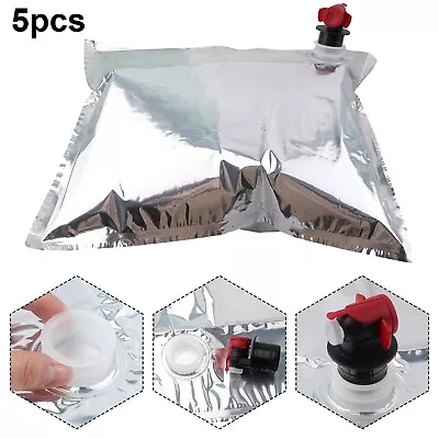 5 X Replacement Bags For Bag In Box Drinks Container / Wine Dispenser - 5 Litre • $24.24