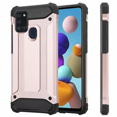 Galaxy A21s (6.5'') Phone Case Heavy Duty Armour Shockproof Cover For Samsung • £5.45