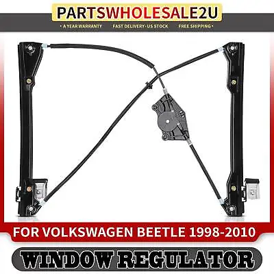 Front Left LH Power Window Regulator W/o Motor For Volkswagen Beetle 1998-2010 • $34.35