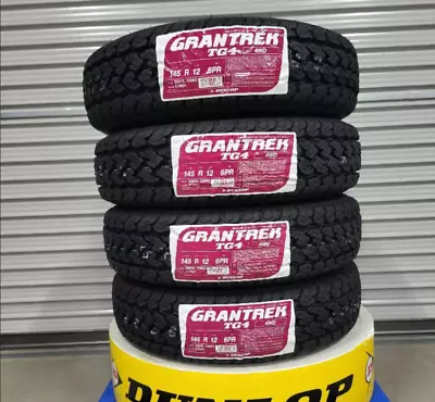 Dunlop Grandtrek TG4 145R12 6PR Set Of 4 Tires Snow Mud 12  Tire NEW • $383.35