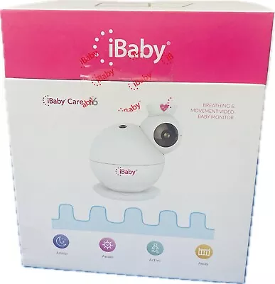 IBaby I6 Pink Baby Monitor W/ Camera Audio Sleeping & Breathing Analysis #3694 • $95.89