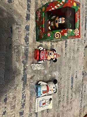 3 DISNEY Vinylmation Christmas Holiday Goofy Event Baker’s Dozen Minnie Snowman • $19.99