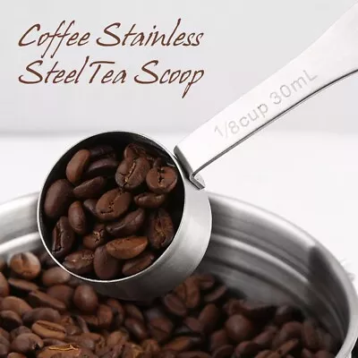 Perfect Cup Of Coffee With This Stainless Steel Coffee Scoop Measuring Spoon • £5.76