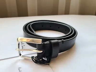 £75 • Buy Paul Smith Belt Leather Black Size 38