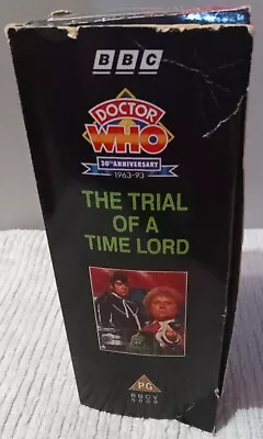DOCTOR DR WHO VHS Video Trial Of A Time Lord Colin Baker Boxed Set  (No Tin) VG • $20