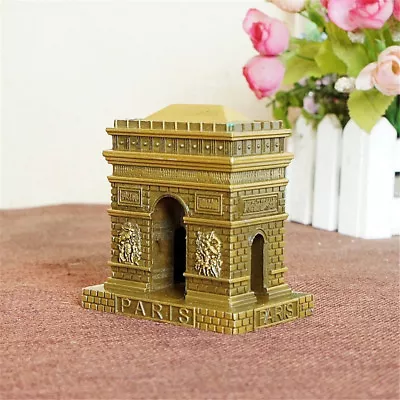 Handmade Retro Famous Building Home Decor Table Ornament Statue Metal • $13.29