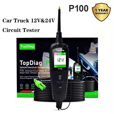 Automotive Circuit Tester 12V24V Power Circuit Probe Tester Electrical Test Tool • $53.99