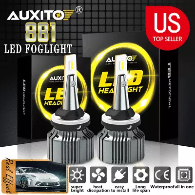 AUXITO Fog Light 100W LED Replacement Bulb 881 896 For Volvo VNL VN 2003-2015 OE • $18.89