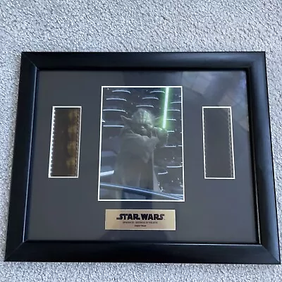 £19.99 • Buy YODA Star Wars Revenge Of The Sith 10 X8  35mm  Framed Film Cell Display